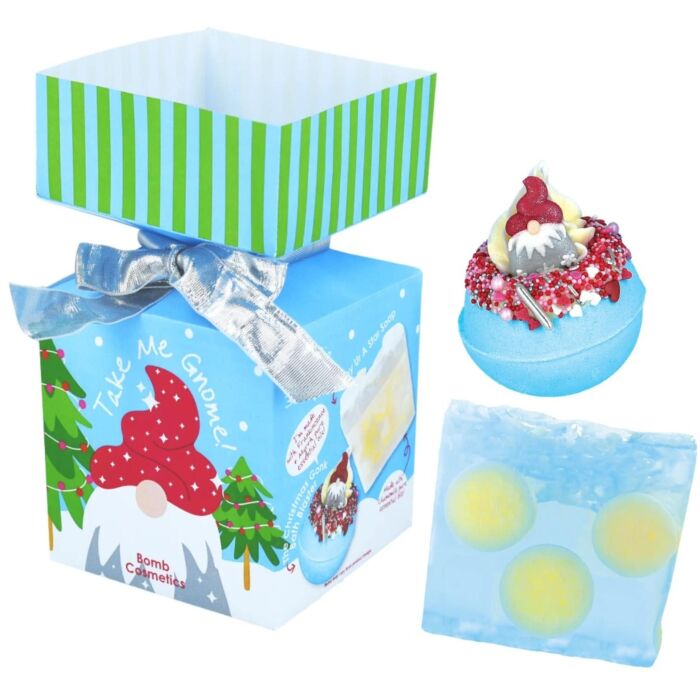 Bomb Cosmetics Take Me Gnome Mini Bath Bomb Cracker Gift Pack